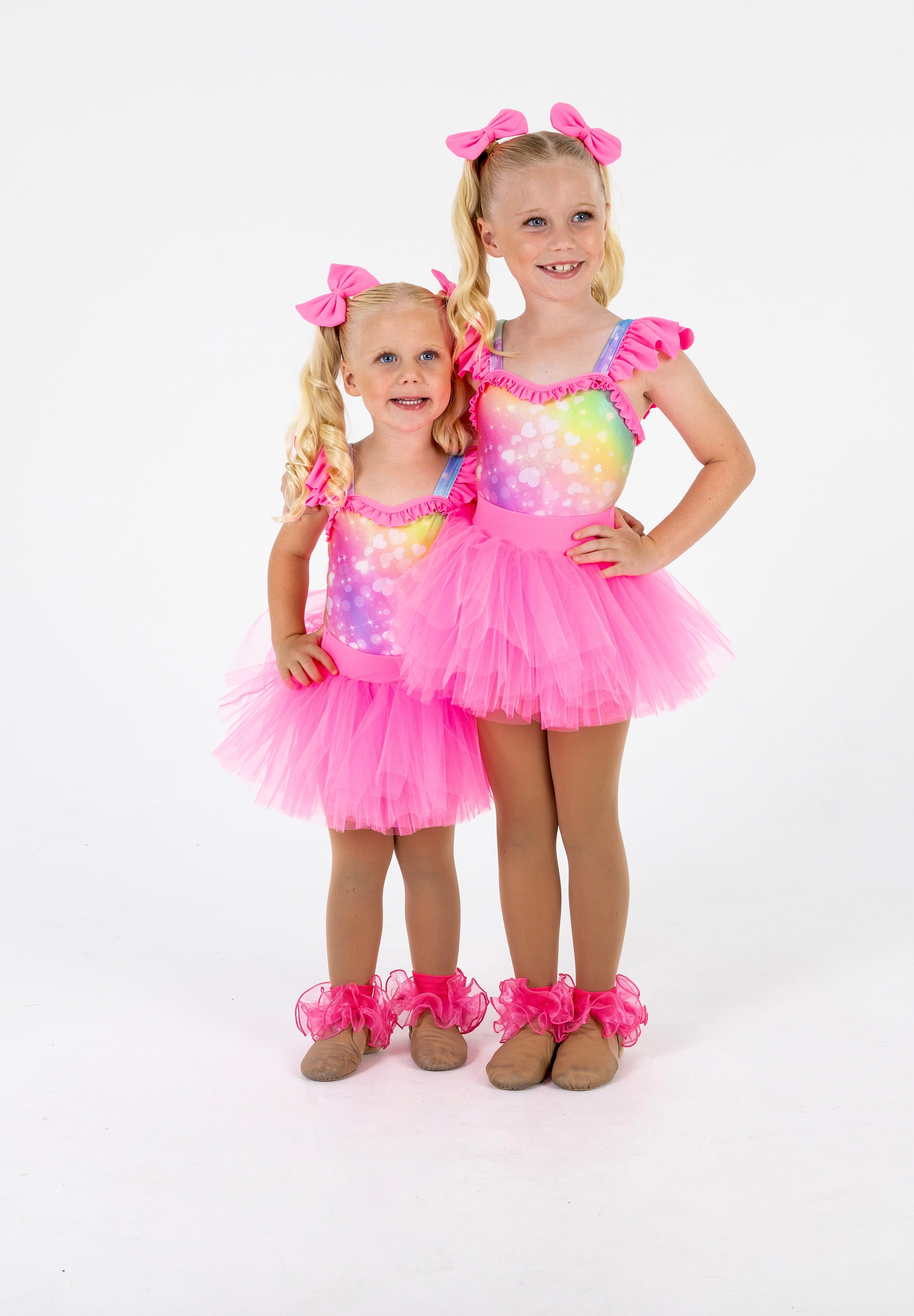 Hearts Leotard Combo Square Rose