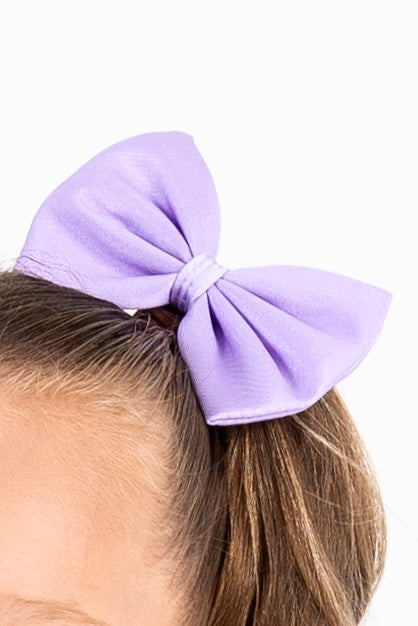 Lilac Hair Bow – Square Rose