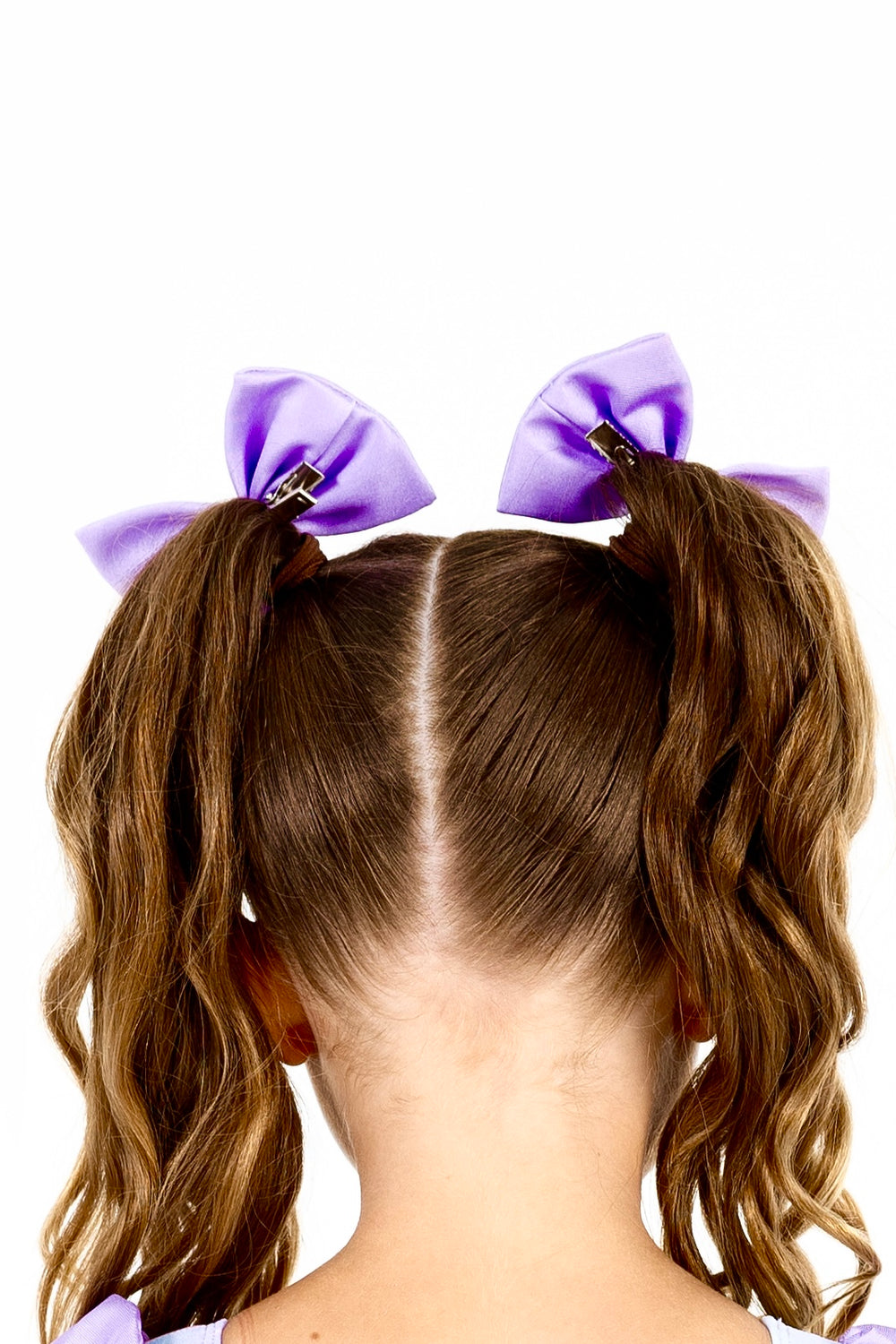 Lilac Hair Bow – Square Rose