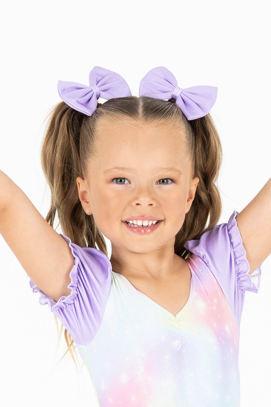 Lilac Hair Bow – Square Rose